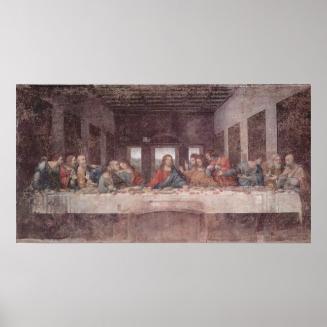 Póster Da Vinci, Leonardo - La Última Cena (Frente)