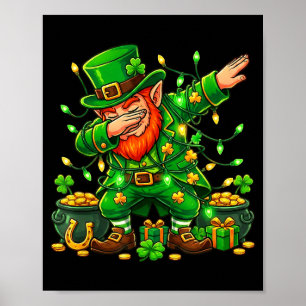 Póster Dabbing Duende Regalos Divertidos Hombres Niños Ch
