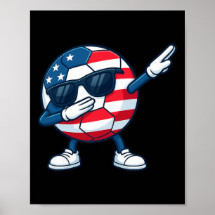 Póster Dabbing Fútbol Americano Ll Chicos Hombres Mujeres