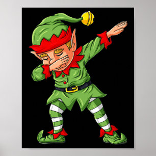Póster Dabbing Halloween Skeleton Zombie Scary Pumpkin Va