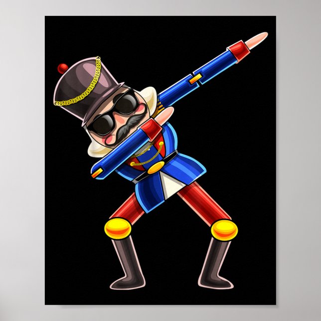 Póster Dabbing Nutcracker Christmas Costume Nutcracker Gi (Frente)