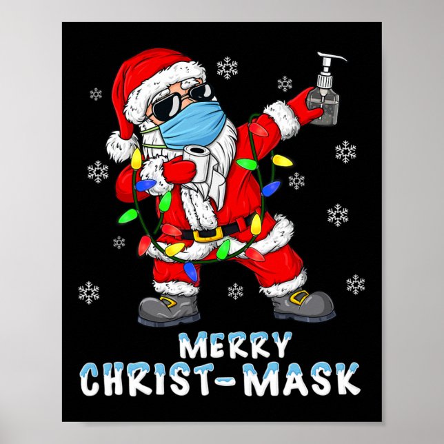 Póster Dabbing T Rex Día de Acción de Gracias Niños Pereg (Frente)