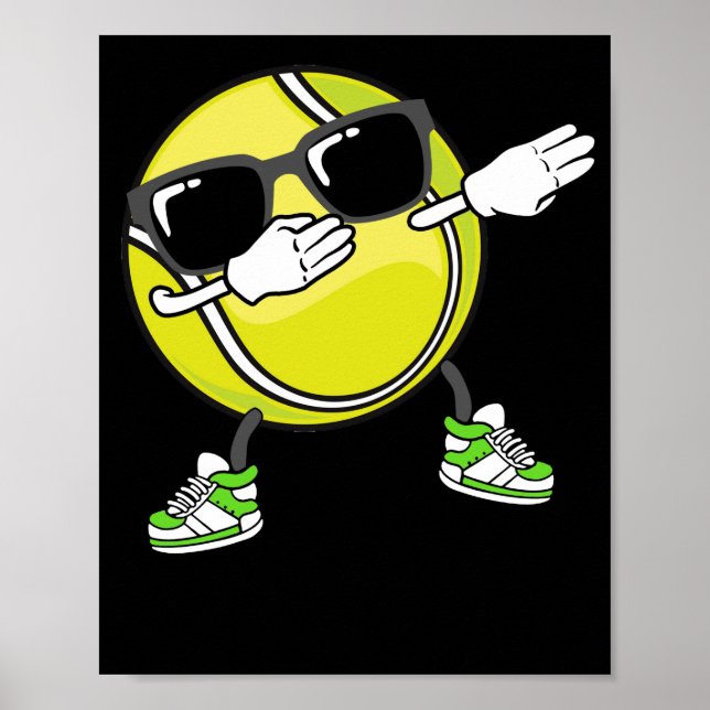 Póster Dabbing Tennis Ball (Frente)