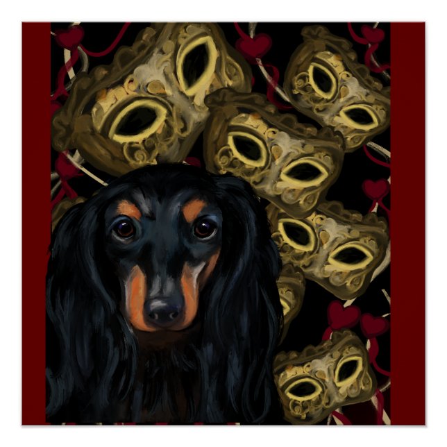 PÓSTER DACHSHUND (Anverso)