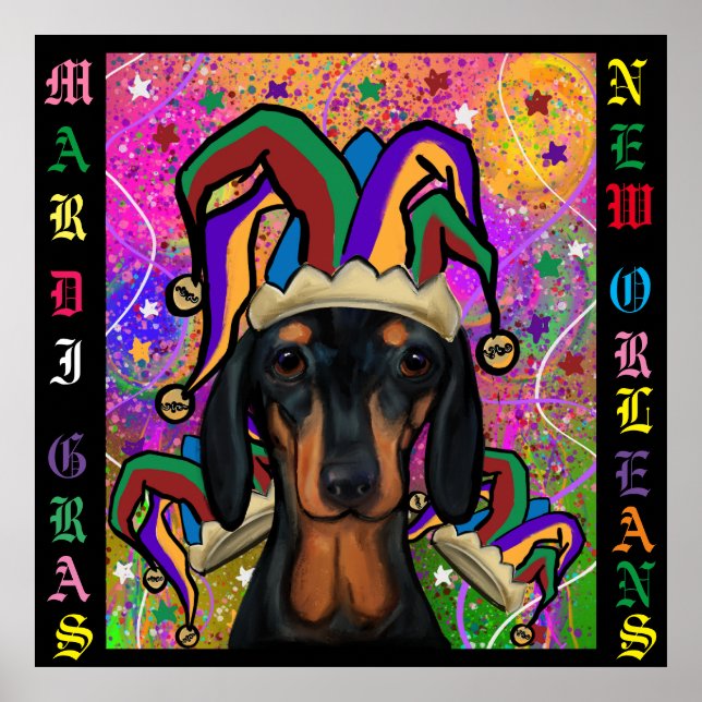 Póster Dachshund (Frente)