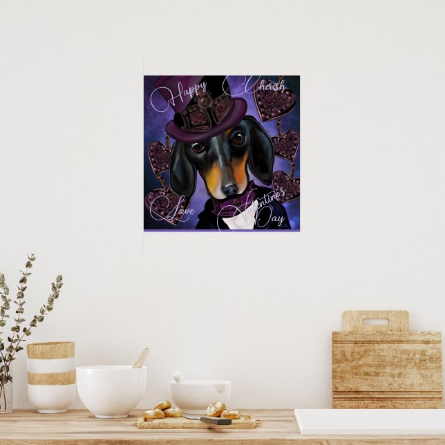 PÓSTER DACHSHUND (Cocina)