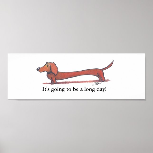 Póster Dachshund Poster (Frente)