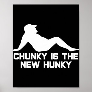 Póster Dad Bod Chunky Es La Nueva Silueta Dadbod Hunky 