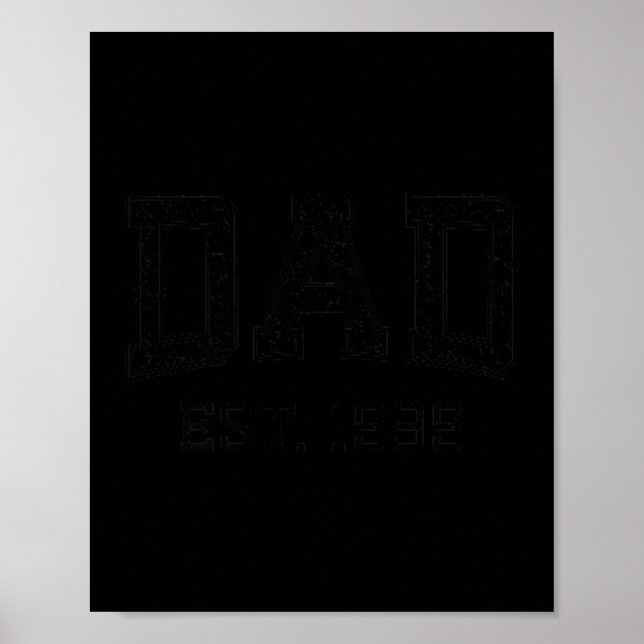 Póster Dad Est 1999 Dad D Husband Father Grandpa  (Frente)