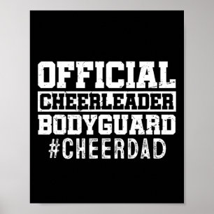 Póster Dad Funny Papa oficial de animadores Bodyguard