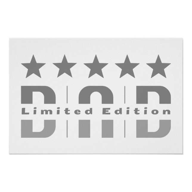 Póster Dad Limited Edition (Anverso)