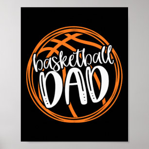 Póster DAD Shirt de baloncesto