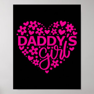 Póster Daddy&# s Chica - Padre&# s Idea del día para un