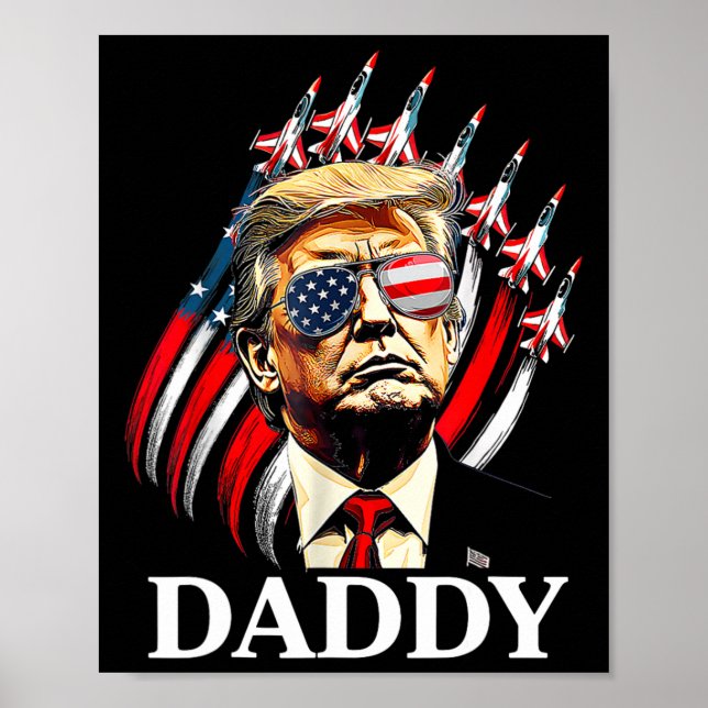 Póster Daddy Trump Divertido - Daddy Trump  (Frente)