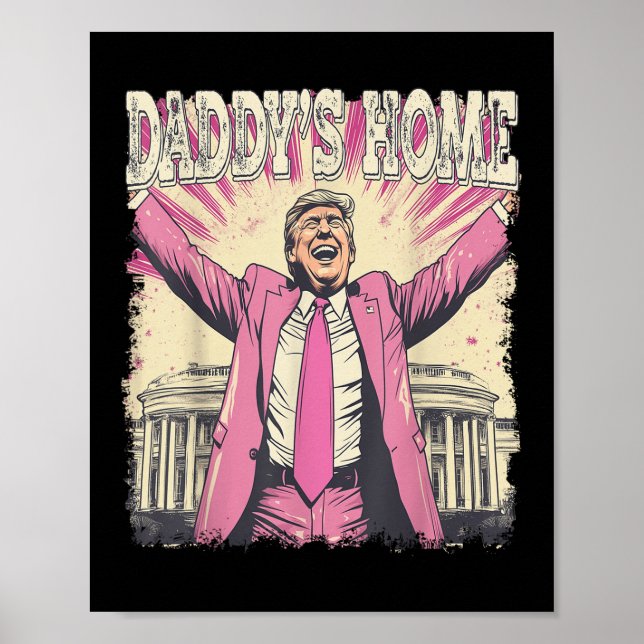 Póster Daddys Home Trump Funny Daddys Home (Frente)
