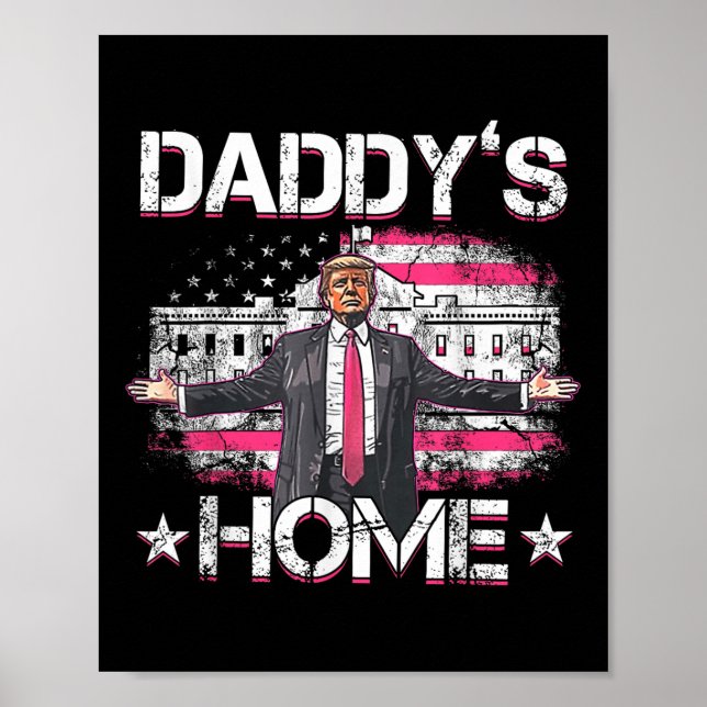 Póster Daddys home Trump Pink 2024 (Frente)