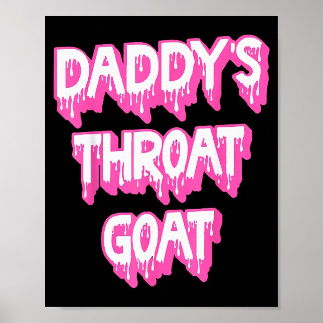 Póster Daddy's Throat Goat Nk  (Frente)
