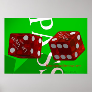 Póster Dados II (impresión) de Las Vegas