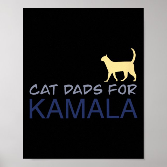 Póster Dads De Kamala Harris Para Presidente 2024 (Frente)