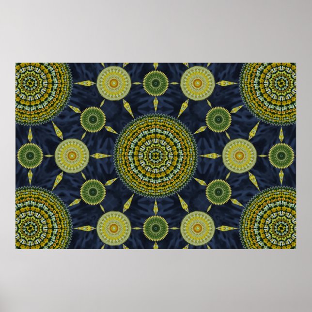 Póster Daffodil Mandala Array (Frente)