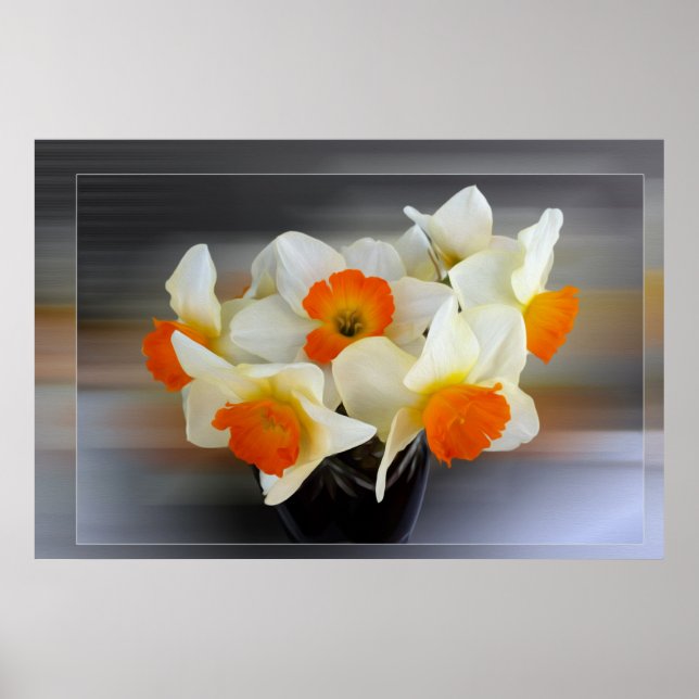 Póster Daffodis primaverales (Frente)