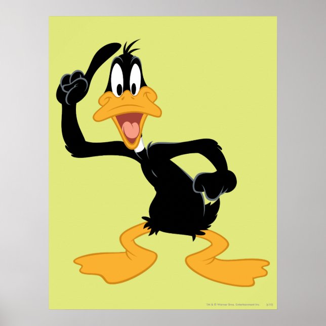 Póster DAFFY DUCK™ con una gran idea (Frente)