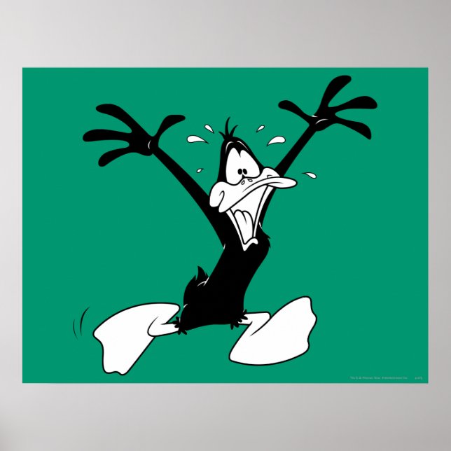 Póster DAFFY DUCK™ emocionada (Frente)