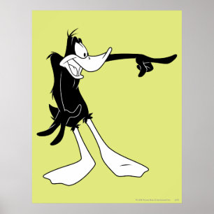 Póster DAFFY DUCK™ Shocked and Pointing