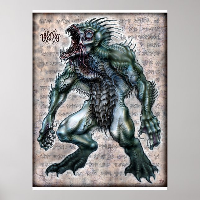 Póster Dagon 18x24 (Frente)
