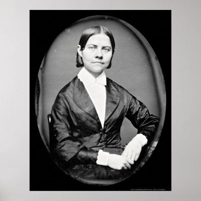 Póster Daguerrotipo de Lucy Stone 1844 (Frente)