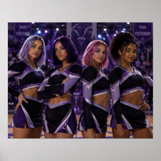 Póster Dahlia, Demi, Dania y Mila