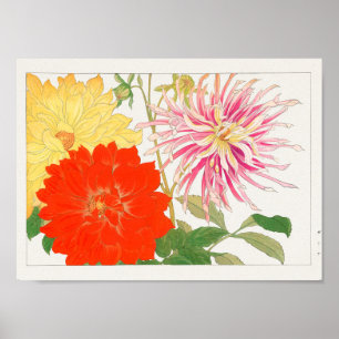 Póster Dahlia por Tanigami Konan