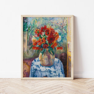 Póster Dahlias, Saint-Tropez   Henri Manguin