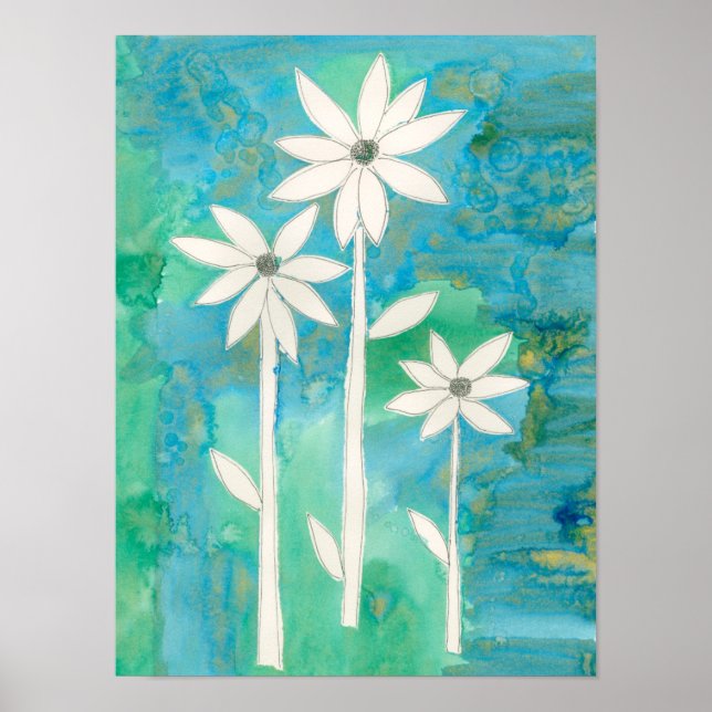 Póster Dainty Daisies II (Frente)