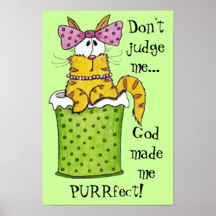 Póster Dainty Garbage Kitty
