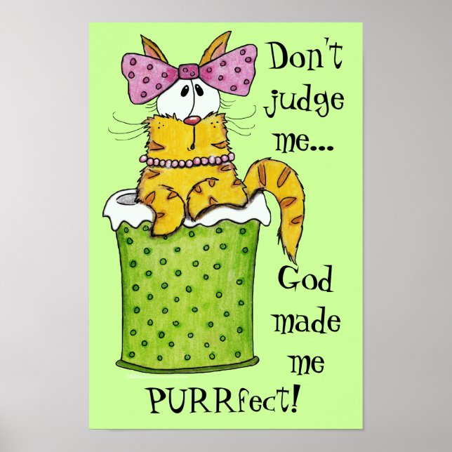 Póster Dainty Garbage Kitty (Frente)