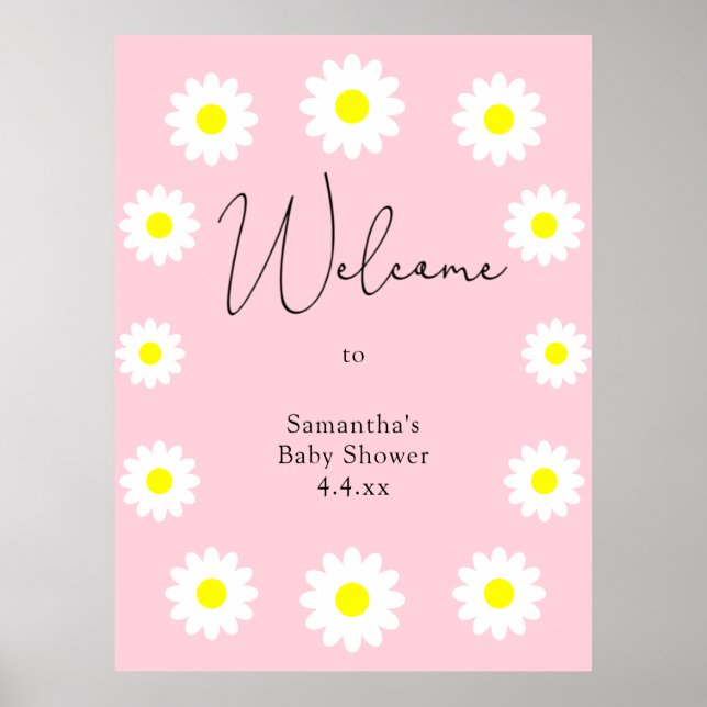 Póster Daisies - Bienvenida (Frente)