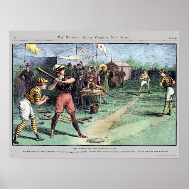 Póster Daisies, poster de la Gaceta de Policía (Frente)