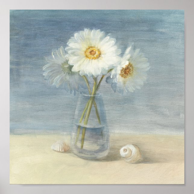 Póster Daisies y conchas (Frente)