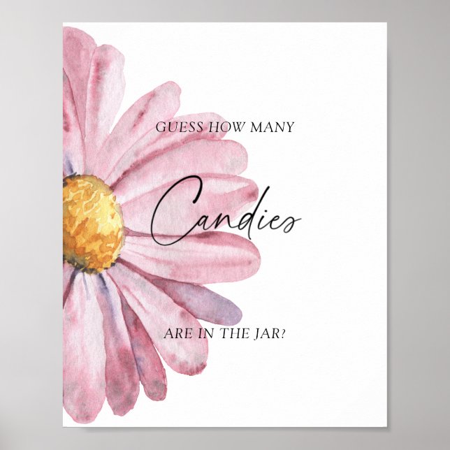 Póster Daisy - adivina cuantos dulces Poster (Frente)