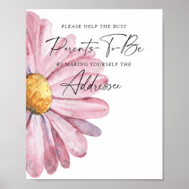 Póster Daisy - Ayude a los padres ocupados a dirigirse