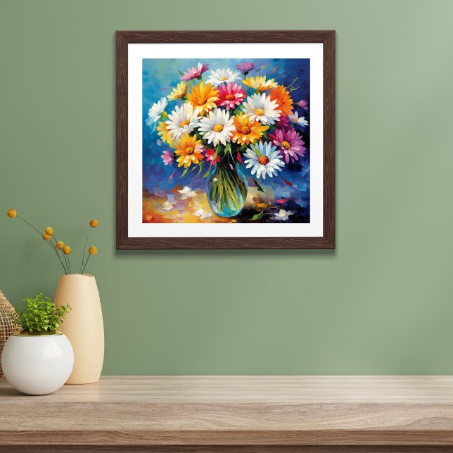 Póster Daisy Bouquet Delight Floral Poster (Subido por el creador)