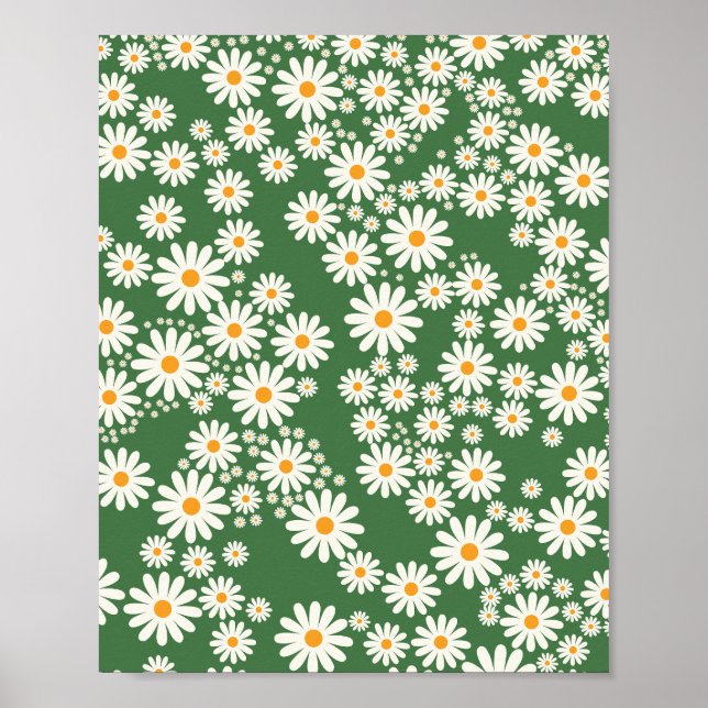 Póster Daisy Garden 01 (Frente)
