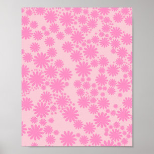Póster Daisy Garden 04 Pink