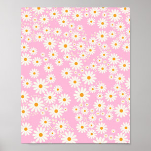 Póster Daisy Garden 09 Baby Pink