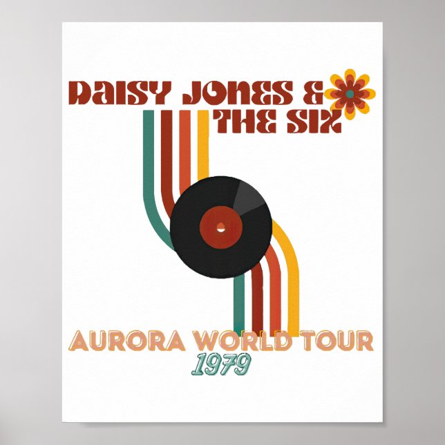 Póster Daisy Jones The Six  (Frente)