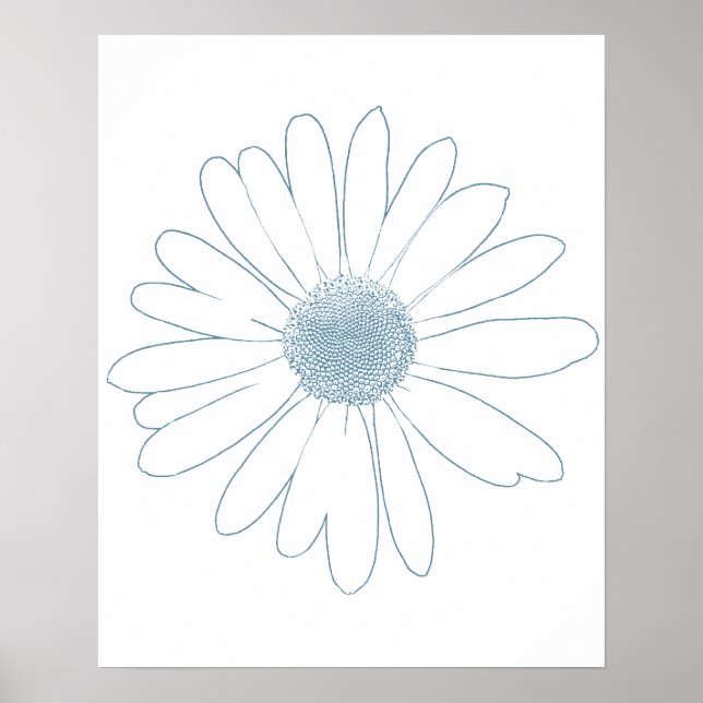 Póster Daisy simple (Frente)