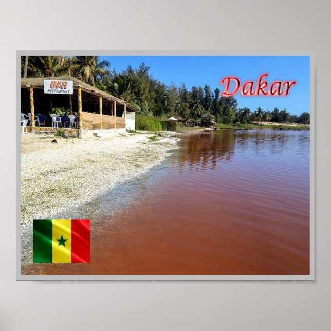 Póster Dakar - Senegal - Panamá (Frente)