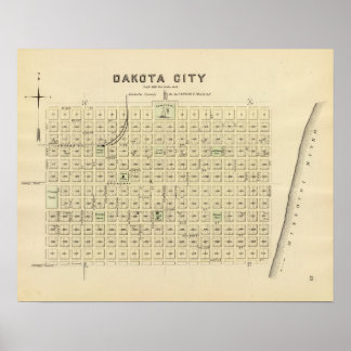 Póster Dakota City, Nebraska
