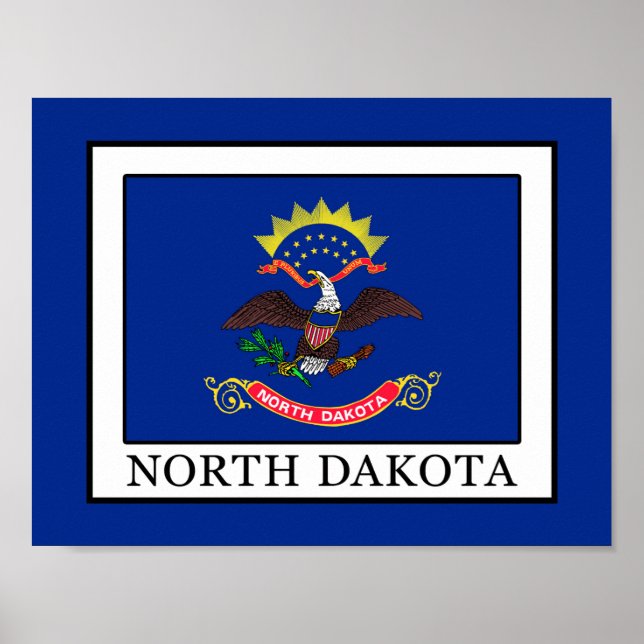 Póster Dakota del Norte (Frente)